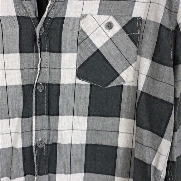 Brunswick Garments black and grey cotton shirt szL - Picture 2 of 6